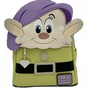 Loungefly Snow White & the Seven Dwarfs Dopey Cosplay Mini Backpack